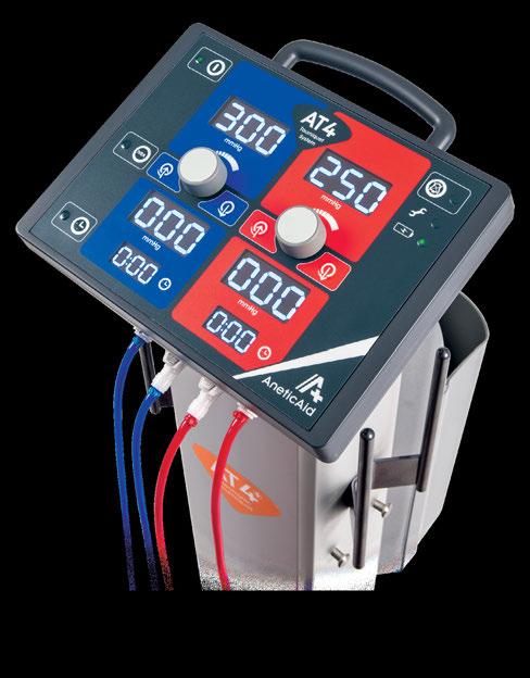 Features of the Automatic self-diagnostic checks On start-up and throughout use Easy to clean Low maintenance Independent displays Pre-select and actual cuff pressure readings IVRA