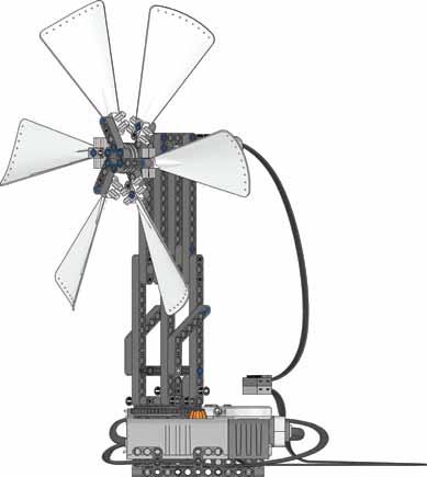 NXT Wind Turbine Continue NXT Wind Turbine turned away from fan Data log in wattage (W) the NXT Wind Turbine s ability to generate power (W) when the NXT Wind Turbines tower is turned at a 45 degree