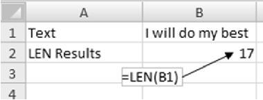 2. LEN This function is used to count the number of characters in a cell The syntax =LEN(text) Space between