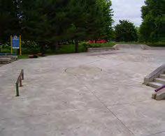 d) Brant Hills Skate Park Address: Brent Hills Park; 2300 Duncaster Dr, Burlington, ON Outdoor Skatepark Size: 2,600 square