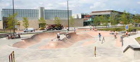 b) Nelson Skatepark Address: Nelson Rec Center; 4235 New St, Burlington, ON Outdoor Skatepark Size: 2,800 square feet