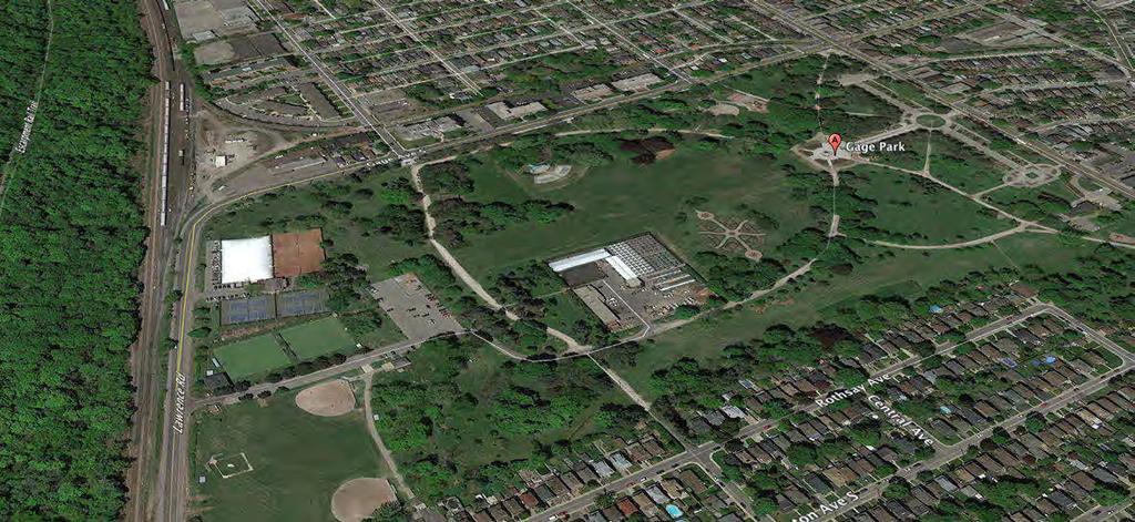 53 of 128 Gage Park - Opportunity to add a community level skatepark in an existing traditional / cultural landscape park with existing sport field