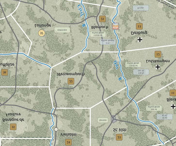 Page 18 Fast Action Battles: The Bulge Play Book Situation In Turn 2, the potential for a breakthrough and even a breakout is very strong in the central 5th Panzer Army sector of the German offensive.