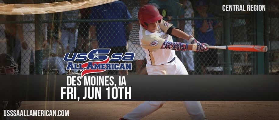 2016 All American Showcase & Team Tryouts for 9U 14U Do you have what it takes to be a USSSA All American and represent your region in the USSSA All American Games during the summer of 2016?