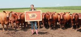 She opted to sell the board as a fundraiser for the Iowa Juniors to aid in the purchase of awards for the National Junior Show.