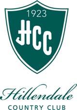 2017 HCC Junior Golf Camp Schedule Pricing Monday Tuesday Wednesday Thursday Friday Junior Golf Camp: $250 per Junior, per Session Junior Boot Camp: $275 per Junior, per Session Little Hillendalers: