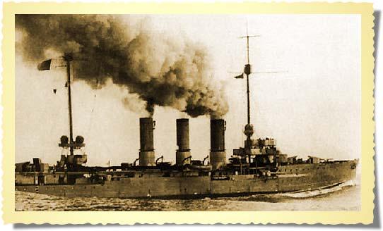 A message was then received from the leader of Scouting Division II that he had been fired on by some newly arrived large ships. At 8.2 p.m. came a wireless: Wiesbaden incapable of action.