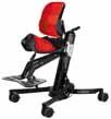 Awards Measurement description size 1 size 2 A Depth of seat (max) 26 cm 31 cm B Angle of backrest -10 to -40-10 to -40 C Angle of seat - 20 to + 20-20 to + 20 D Distance from seat to footrest From