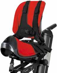 The angle of the seat and backrest, and height and position of the footrests can easily be adjusted without using tools to find the optimum sitting position.