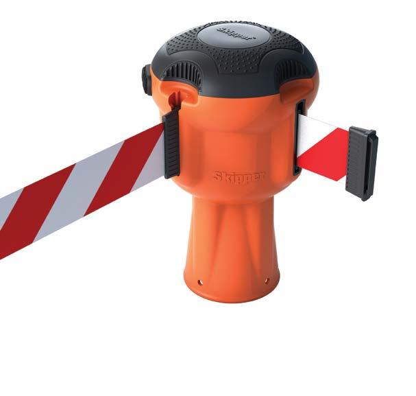 As well as attaching to Skipper s own cones and posts, you can attach the durable, 9m (30ft) retractable Skipper unit to almost any standard traffic cone