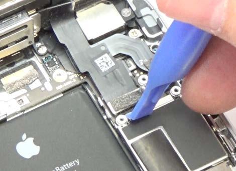 Step 7: Remove the front panel assembly cable bracket from the logic board.