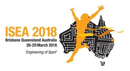 com Presented at the 12th Conference of the International Sports Engineering Association, Brisbane, Queensland, Australia, 26 29 March 2018.