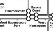 From Hammersmith to King s Cross We start in Hammersmith with a choice of three lines: Piccadilly District City First Step We don t know where the lines go, our system just tells us which lines we