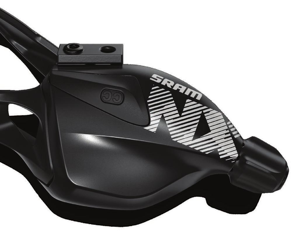 NX EAGLE TRIGGER SHIFTER New NX Eagle trigger shifter means on-demand gear selection throughout the entire wide range Eagle cassette.