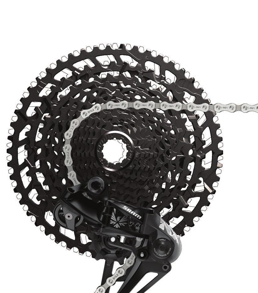 The PG-1230 is the only Eagle cassette designed to be durable enough to withstand the increased demands of E-MTB applications and a perfect solution to heavy-duty use and abuse.