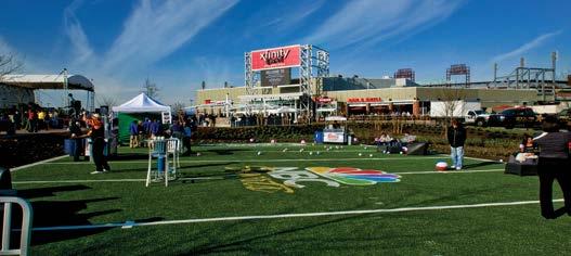 A Space Unlike Any Other in the Region. The NBC Sports Turf Field is your ultimate tailgate location surrounded by the South Philadelphia Sports Complex.