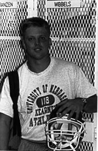 Matt Wibbels (Class of 1990) Matt was all-conference three years, All-Heartland three years (defensive captain of this team his senior year), and all-state twice in football at CCHS.