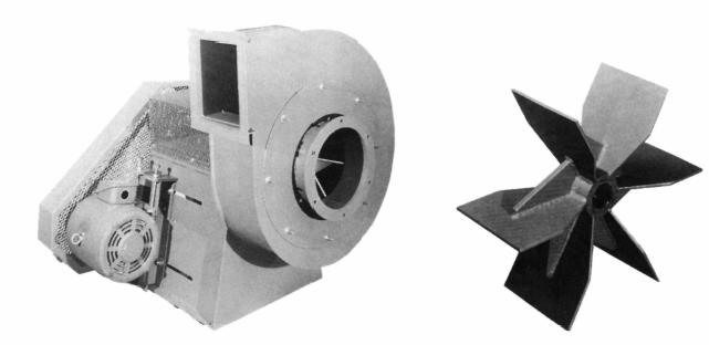 examples of centrifugal fans or centrifugal blowers,