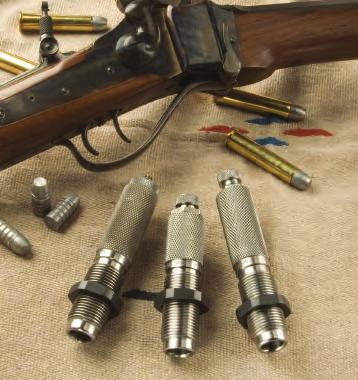 But the custom reloading dies needed for these fine guns have been expensive and hard to find. Lyman's Classic Rifle Die Sets have eliminated all the problems of costly custom dies.