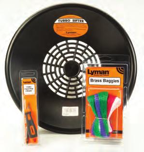 A few hours in a Lyman Turbo Tumbler and cases are clean, polished and ready for reloading. Available in Specially Treated Corncob or Rouge Bearing Nutshell in 3 handy sizes. Treated Corncob 2 lb.