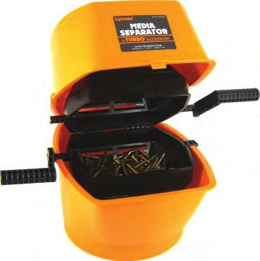 The separator traps the fine dust from the media too. Made of heavy duty plastic, this product will provide years of trouble free use. Hold approximately 180.30-06 cases or 400.