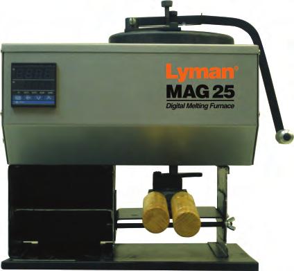 Mag 25 Digital Melting Furnace Lyman has introduced their largest and most precise lead melting furnace yet: The Mag 25.