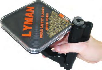 Lyman's E-ZEE Prime Tool includes two primer trays, each of which incorporate their own built-in large or small primer punch assembly. There are no small parts to fuss with or lose.