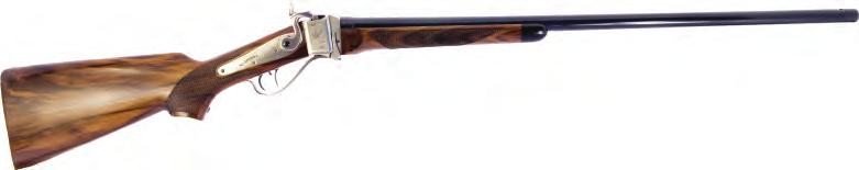 More streamlined, the '77 was more hunting/target rifle and less heavy buffalo gun. It was the most advanced single shot of the day. A year later William Lyman introduced his now famous Tang Sight.