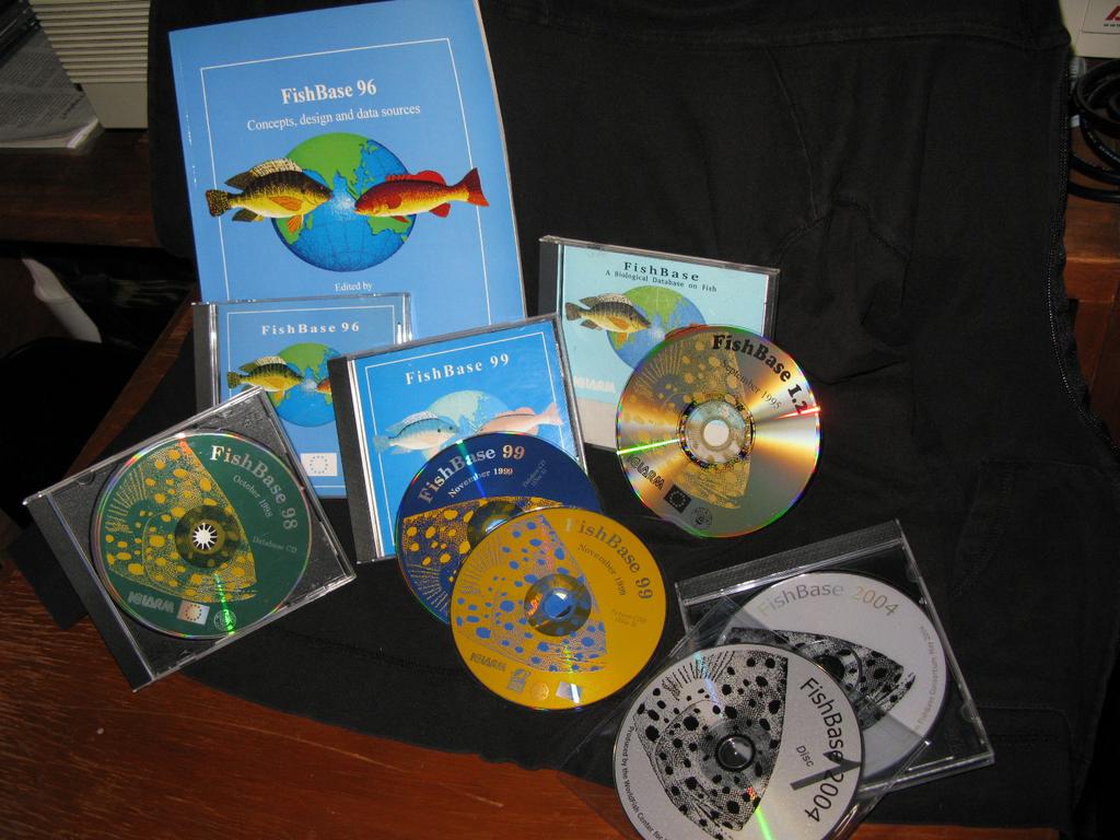 FishBase Book and CDs released annually
