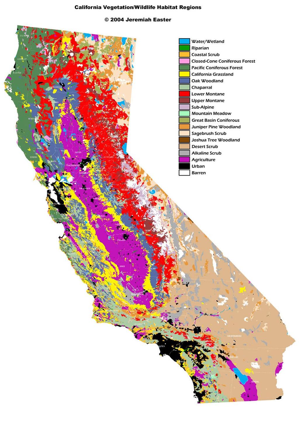 California has a variety of climate and land use zones This natural diversity allows diverse agriculture