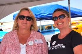 We were definitely a part of the Air Show this year not only with Judy Phelps flying and Peggy Watson-Meinke with her balloon both days, but also we me working as Marketing Director,