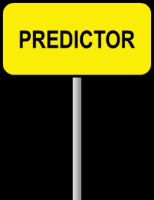 Predictor sign.