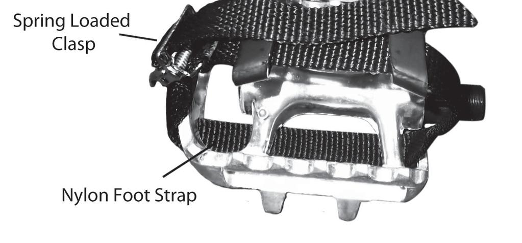 If the opening is too narrow, depress the spring loaded clasp with one hand and pull on the nylon strap with the other to