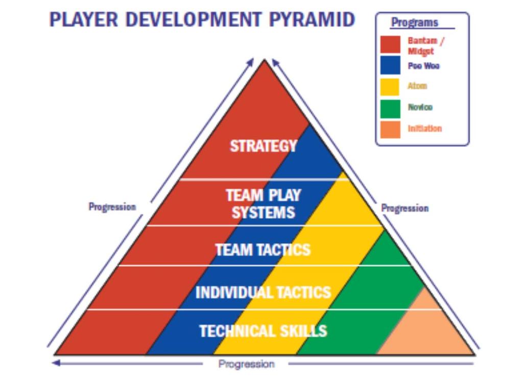 SEASONAL STRUCTURE The Peewee program recommends 45% technical skills,