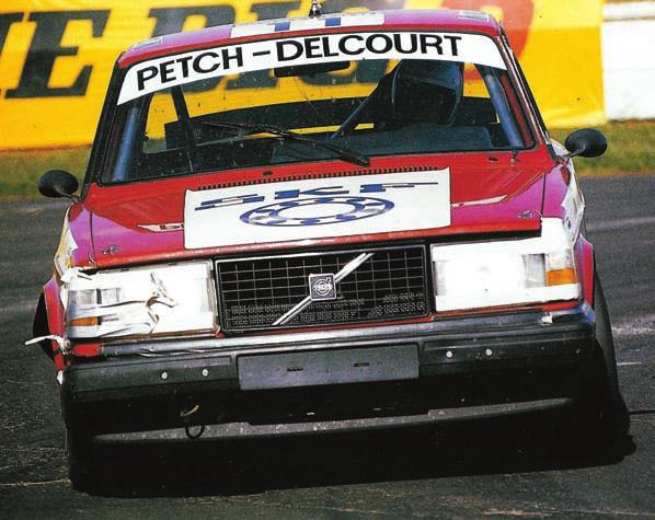 o78 01 Robbie and Rosita Francevic, possibly taken at Manfeild during the 80s 02 Robbie in the Volvo at the inaugural Wellington Street Race 03 On the Australian championship trail in the Volvo 240T