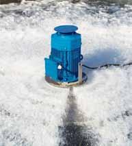 AQUA TURBO Aerator/Mixers AER-AS Floating Surface Aerator SCREWPELLER Technology Axial flow aerator with patented instantaneous radial discharge.