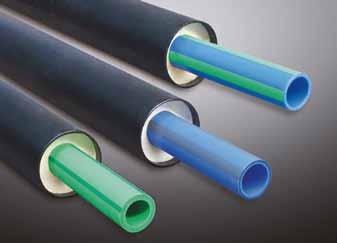 aquatherm ti Pre-insulated pipe systems for district heating One of the most energy-efficient methods of transporting hot potable water as well as heating or cooling water covering long distances is