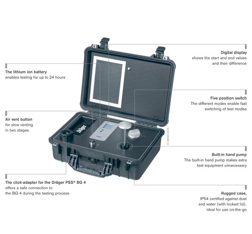 Dräger RZ 7000 Test Equipment Easy to use: With the Dräger RZ 7000 you can carry out