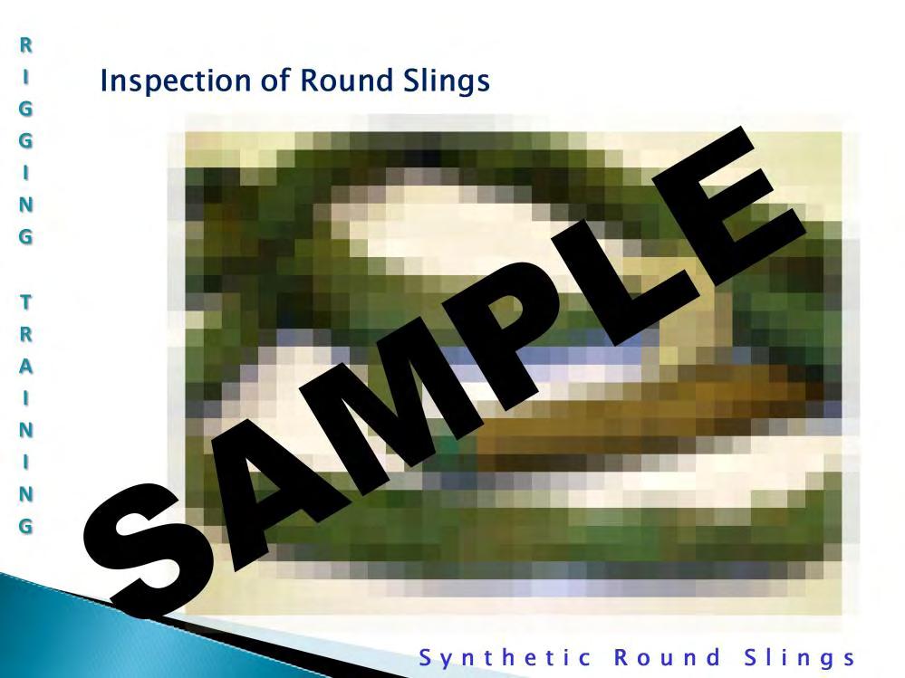 Inspection of Synthetic Round Slings: Most round slings are in an endless configuration and have a jacket that protects the load bearing, polyester yarns inside.