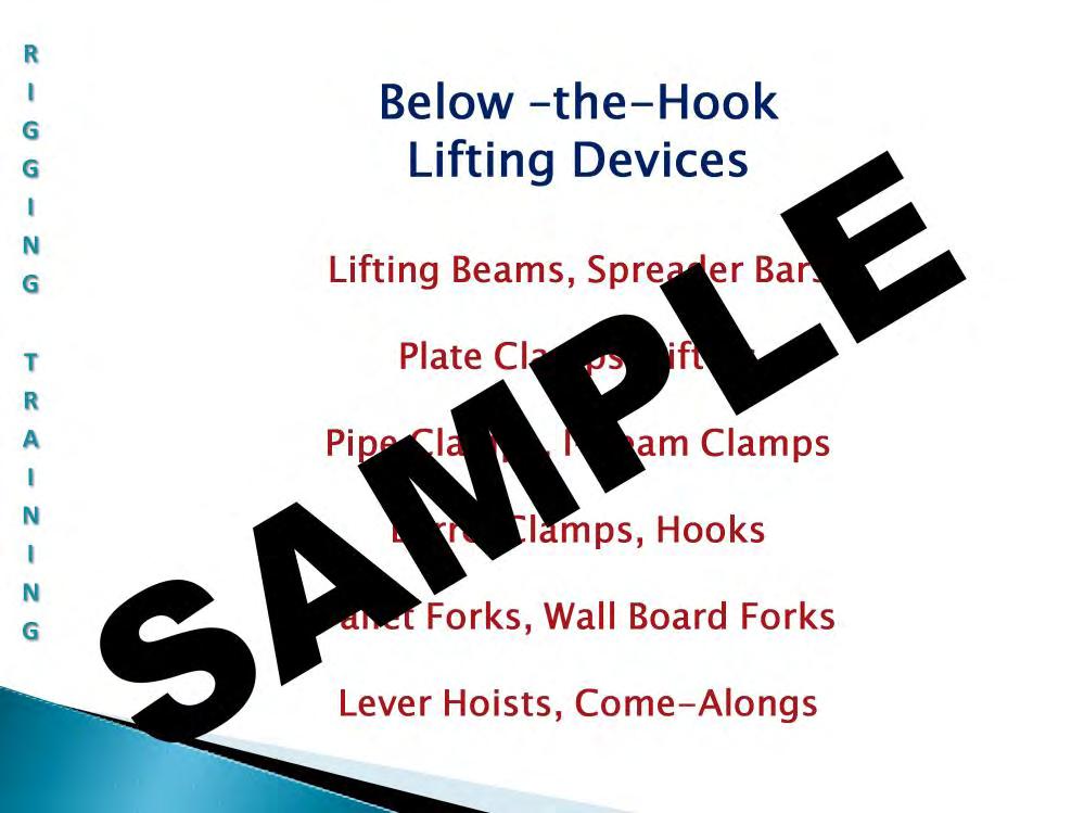 Below-the-hook lifting devices: There are no end to the number of specialty below-the-hook lifting devices that are used for lifting.