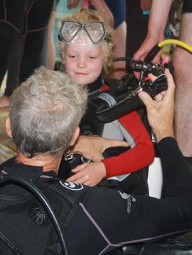 Try Dives for under 12s The minimum age for scuba training within a BSAC club is 12.