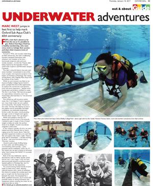 6. Working with your local media Getting coverage in your local newspaper and radio can work wonders for recruiting try divers.
