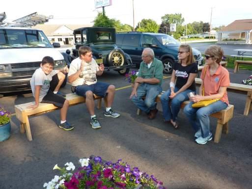 Nine Model T s traveled west and south through Hustisford, Clyman, and