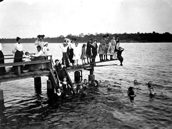 Mixed swimming was unheard of in the early days of our church.