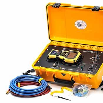 The test set can also be used in a laboratory environment to calibrate instrumentation and other test equipment.