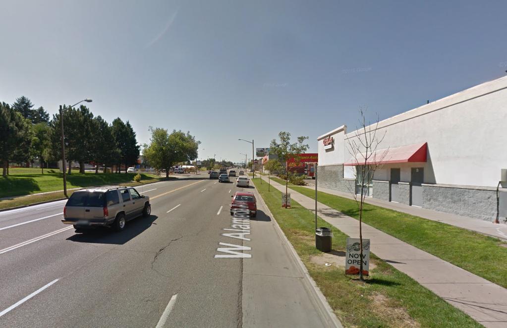 1. Transform Alameda Avenue into a More Pedestrian and Business Friendly Street While pedestrian conditions are poor throughout the neighborhood surrounding Valverde Elementary, Alameda Avenue is
