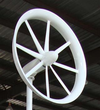 Wind Products List and Introductions 400W Wind Turbine e 1.1 400W diffuse wind turbine technical parameters Blade material & quality Reinforced fiber glass*8 Wind rotor diameter (m) 1.