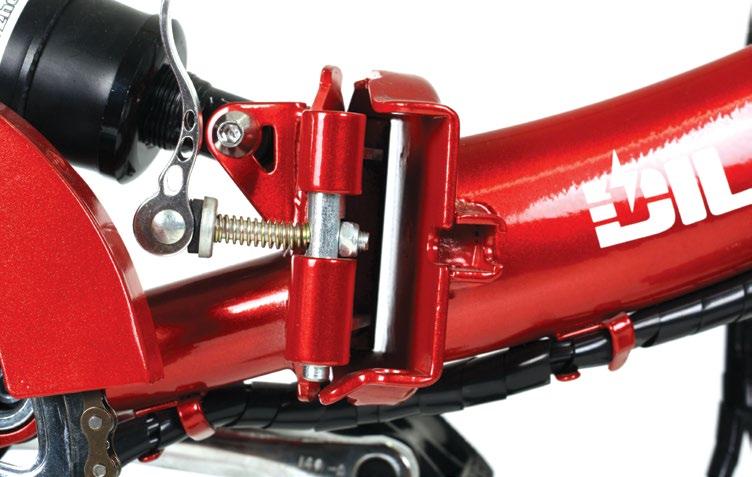 Reduce the height of the handlebars Fold the handlebars down, undo the quick release lever, depress the secondry restraint pin and fold them to side Put the seat all the way down (optional, but