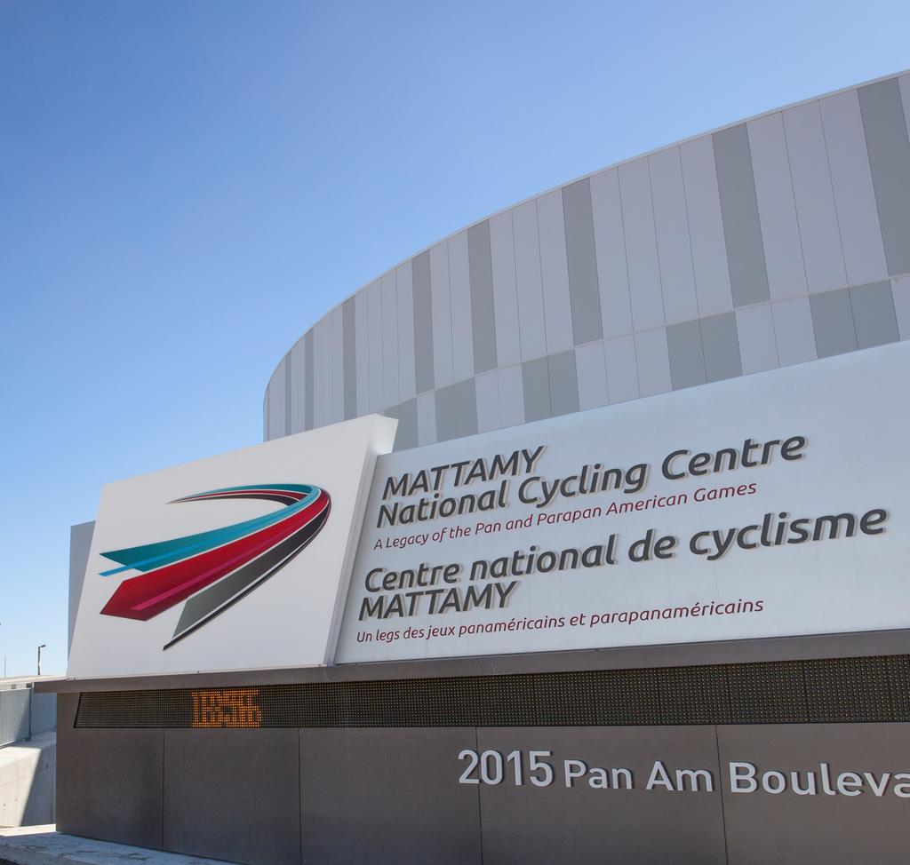 January 2015 Mattamy National Cycling Centre Milton, Ontario, Canada 05 Bringing Home The Silver Owner Benefits: Creating an energy efficient building was of great importance to the construction of