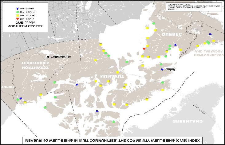 The Well-Being of Inuit Communities in Canada Appendix B - 20 Appendix B Map 1 Levels